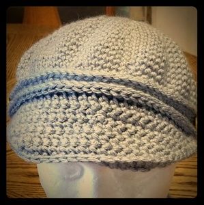 Newsboy hat and cowl